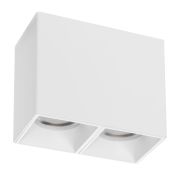 213366 Рамка (светильник) PVC д/LED-модулей 941хх и LED-ламп D50мм RULLO 2x QUAD БЕЛЫЙ