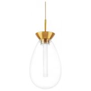 805110 Люстра COLORE LED 1х4W 240LM ЗОЛОТО/ПРОЗРАЧНЫЙ 3000K