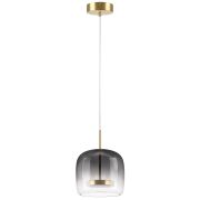 804018 Люстра CUPOLA LED 1х18W 900LM ЗОЛОТО/ДЫМЧАТЫЙ 3000K