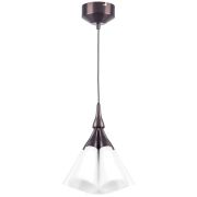 757150 Люстра CONE 5х10W (led) E14 КОФЕЙНЫЙ/БЕЛЫЙ