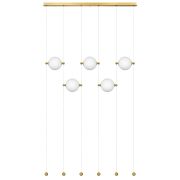815501 Люстра DAFNE LED 5x8.5W ЛАТУНЬ 3000K