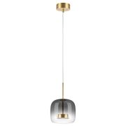 804008 Люстра CUPOLA LED 9W 450LM ЗОЛОТО/ДЫМЧАТЫЙ 3000K