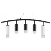 LR7358623731 Люстра RULLO 5х50W GU10 ЧЕРНЫЙ/БЕЛЫЙ (571735+214437-3+214486-2+202431-5)