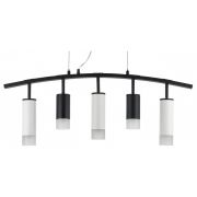 LR7353728631 Люстра RULLO 5х50W GU10 ЧЕРНЫЙ/БЕЛЫЙ (571735+214437-2+214486-3+202431-5)