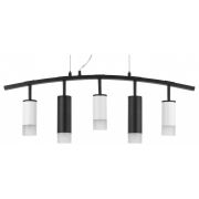 LR7353638721 Люстра RULLO 5х50W GU10 ЧЕРНЫЙ/БЕЛЫЙ (571735+214436-3+214487-2+202431-5)