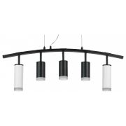 LR7358623730 Люстра RULLO 5х50W GU10 ЧЕРНЫЙ/БЕЛЫЙ (571735+214437-3+214486-2+202430-5)