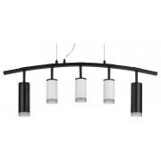 LR7358723630 Люстра RULLO 5х50W GU10 ЧЕРНЫЙ/БЕЛЫЙ (571735+214436-3+214487-2+202430-5)