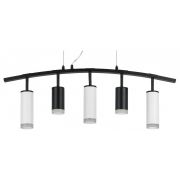 LR7353728630 Люстра RULLO 5х50W GU10 ЧЕРНЫЙ/БЕЛЫЙ (571735+214437-2+214486-3+202430-5)