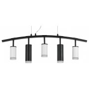 LR7353638720 Люстра RULLO 5х50W GU10 ЧЕРНЫЙ/БЕЛЫЙ (571735+214436-3+214487-2+202430-5)