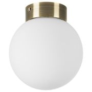 812011 Люстра GLOBO 1х40W E14 antique bronze/white
