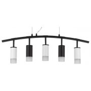 LR7353723631 Люстра RULLO 5х50W GU10 ЧЕРНЫЙ/БЕЛЫЙ (571735+214437-2+214436-3+202431-5)