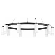 LR0203601 Светильник RULLO 10х50W GU10 ЧЕРНЫЙ/БЕЛЫЙ (571020+214436-10+202431-10)