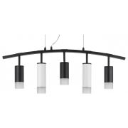 LR7353738621 Люстра RULLO 5х50W GU10 ЧЕРНЫЙ/БЕЛЫЙ (571735+214437-3+214486-2+202431-5)