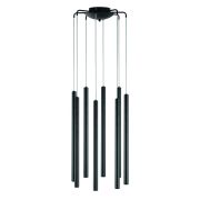 L8T747247 Люстра TUBO LED 40W 2560LM 25G ЧЕРНЫЙ 4000K (574737+747247 (8шт)
