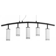 LR7353628630 Люстра RULLO 5х50W GU10 ЧЕРНЫЙ/БЕЛЫЙ (571735+214436-2+214486-3+202430-5)