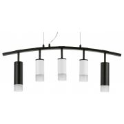 LR7358723631 Люстра RULLO 5х50W GU10 ЧЕРНЫЙ/БЕЛЫЙ (571735+214436-3+214487-2+202431-5)