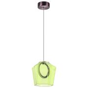 796114 Люстра CARAMELLO LED 6W 110LM КОФЕЙНЫЙ/ЗЕЛЕНЫЙ 3000K