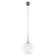 813033 Подвес GLOBO 1х40W E14 champagne gold/white