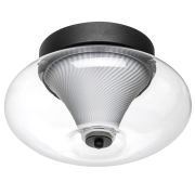 612017 Люстра PALERMO 8W LED 350LM G ЧЕРНЫЙ/ПРОЗРАЧНЫЙ 3000K