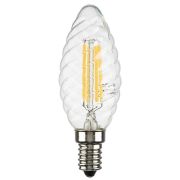 933702 Лампа LED FILAMENT 220V C35 E14 6W=65W 400-430LM 360G CL 3000K 30000H