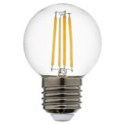 933824 Лампа LED FILAMENT 220V G50 E27 6W=65W 400-430LM 360G CL 4000K 30000H