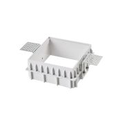 214510 Рамка скрытого монтажа DOMINO QUAD МR16 в гипсокартон/бетон под шпаклевку БЕЛЫЙ
