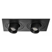 i527172 Светильник INTERO TUBO LED 7W*2 360LM*2 60G ЧЕРНЫЙ 3000K (217527+217172+217172)