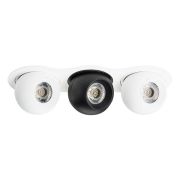 i636627262 Светильник INTERO LED 9W*3 850LM*3 24G БЕЛЫЙ/ЧЕРНЫЙ 3000K (217636+217062+217072+217062)