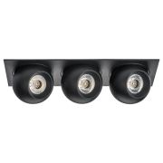 i537747474 Светильник INTERO LED 9W*3 850LM*3 24G ЧЕРНЫЙ 4000K (217537+217074+217074+217074)
