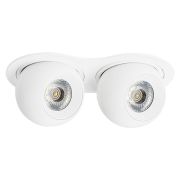 i6266262 Светильник INTERO LED 9W*2 850LM*2 24G БЕЛЫЙ 3000K (217626+217062+217062)
