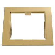 214513 Рамка DOMINO QUADRO MR16 ЗОЛОТО