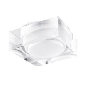 070244 Светильник ARTICO QUA LED 5W 400LM ХРОМ/ПРОЗРАЧНЫЙ/МАТОВЫЙ 4000K