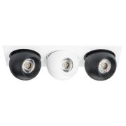 i536746474 Светильник INTERO LED 9W*3 850LM*3 24G БЕЛЫЙ/ЧЕРНЫЙ 4000K (217536+217074+217064+217074)