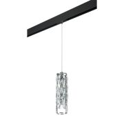 PRO722030 Светильник д/1-фазн трека LIMPIO 4х6W(led) G9 ХРОМ/ПРОЗРАЧНЫЙ/ЧЕРНЫЙ (722030+595007)