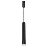 237137 Светильник 48V подвесной д/1-фазн трека DUE LED 5W 300LM 24G ЧЕРНЫЙ 3000K IP20