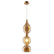 Crystal Lux Светильник подвесной Crystal Lux IRIS SP1 B AMBER