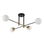 Crystal Lux Светильник потолочный Crystal Lux FIDEL PL4 BLACK