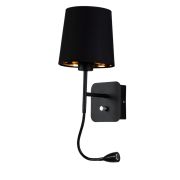 Crystal Lux Бра Crystal Lux PABLO AP2 BLACK/BLACK-GOLD