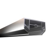 Crystal Lux Профиль-адаптер для монтажа в натяжной потолок для однофазного шинопровода Crystal Lux CLT 0.212 05 3000 AL