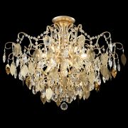 Crystal Lux Светильник потолочный Crystal Lux ESMIRALDA PL9 GOLD