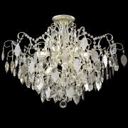 Crystal Lux Светильник потолочный Crystal Lux ESMIRALDA PL9 SILVER
