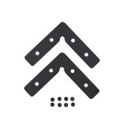 Crystal Lux Комплект соединителей верхних для встраиваемого магнитного трека в натяжной ПВХ потолок 2 шт. Crystal Lux CLT 0.223 07