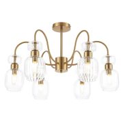 Escada 1141/6PL E14*60W Antigue copper/Clear