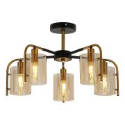 Escada 671/5P E14*40W Black/Gold