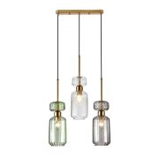 Escada 1141/3S E14*60W Clear/Green/Smoke