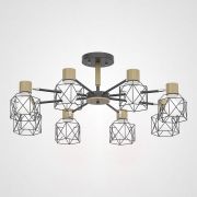 Потолочная Люстра Corf B3 Black 8 Lamps By Imperiumloft