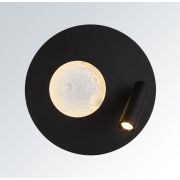 810577 Бра SNODO 6W+3W LED 140+130LM G ЧЕРНЫЙ/БЕЛЫЙ 3000K