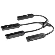 509294P2 Токопроводящий двухконтактный Х-образный соединитель UNO PRO к 509027(P)/509037P/509227(P)/509237P ЧЕРНЫЙ