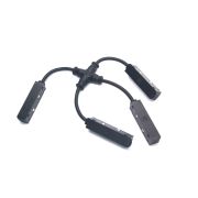 509294P4 Токопроводящий 4-контактный Х-образный соединитель UNO PRO к 509027(P)/509037P/509227(P)/509237P ЧЕРНЫЙ