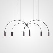 Подвесной Светильник Arc 6 Black By Imperiumloft